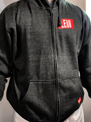 LEaO Label Zip Up Hoodie