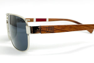 The Valente Low Profile Aviator Sunglasses