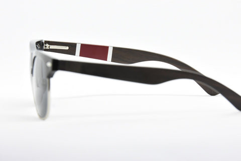 Half frame polarized sunglasses 